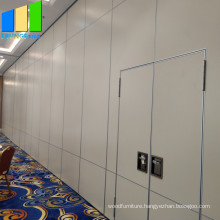 Manufacturer soundproof folding door sliding aluminum frame movable partition wall malaysia type65 movable wall for hotel